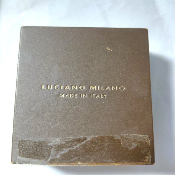 Luciano Milano Silver Earrings Made in Italy - Picture 2 of 3